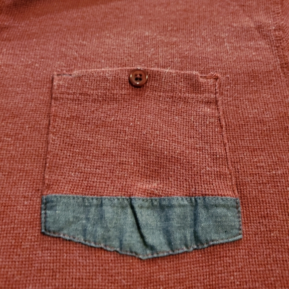 Thread and Cloth fine waffle knit hooded henley - Picture 2 of 4